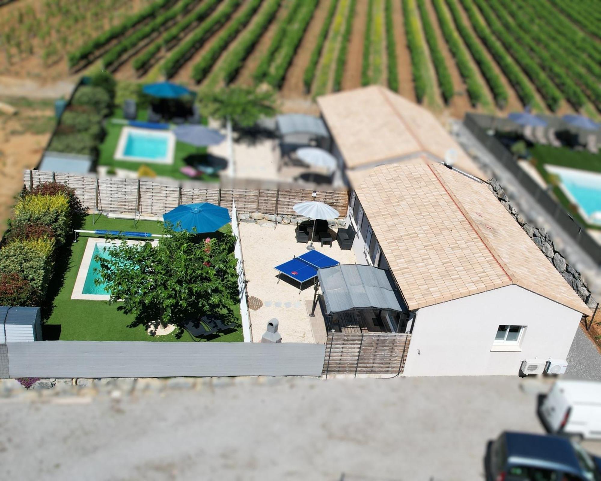 En Ardeche, Gite L'Odyssee Climatise Avec Sa Piscine Privee Et Chauffee Joyeuse Exterior photo