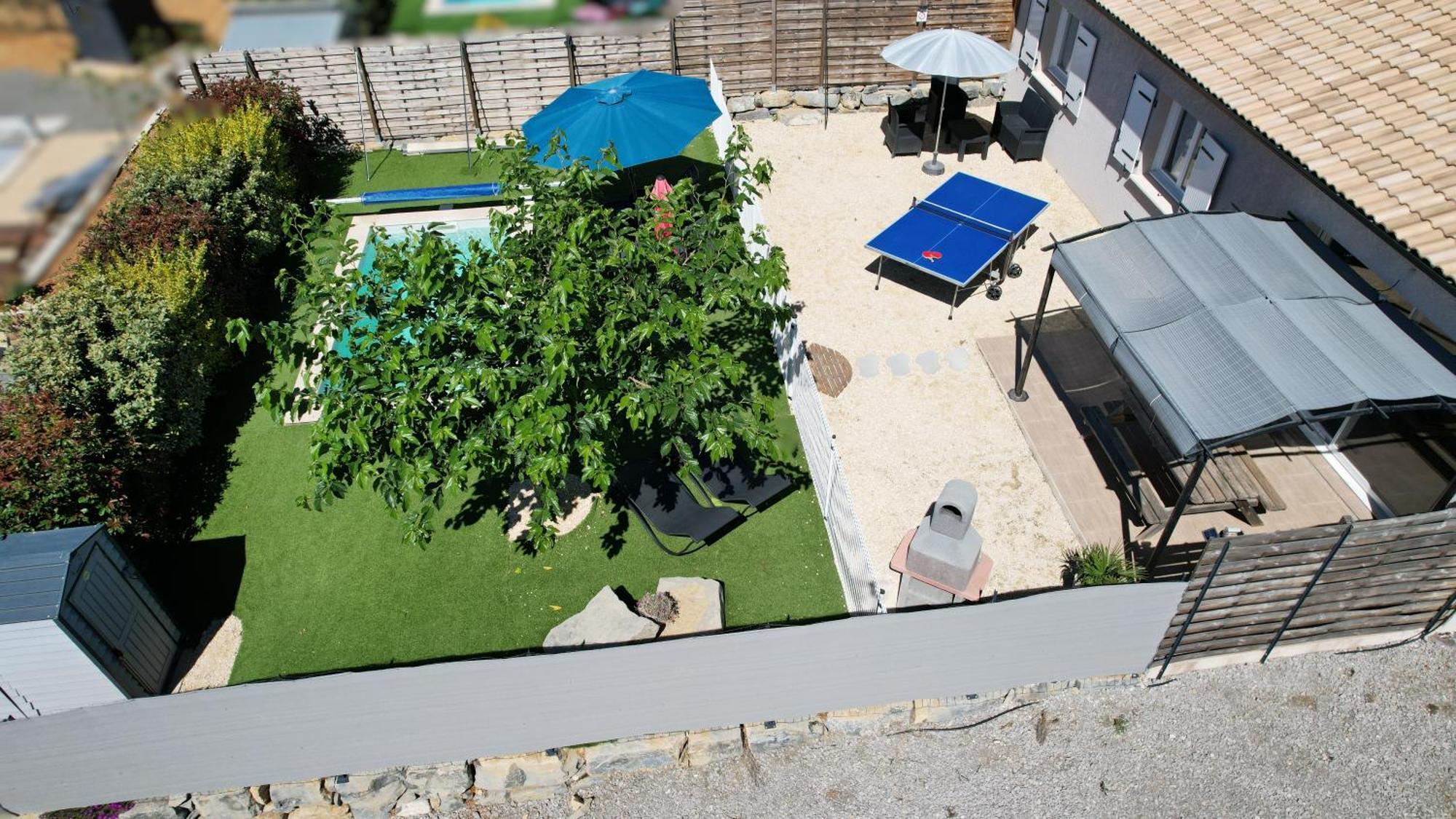 En Ardeche, Gite L'Odyssee Climatise Avec Sa Piscine Privee Et Chauffee Joyeuse Exterior photo